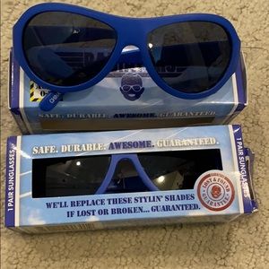 Babiators blue sunglasses.